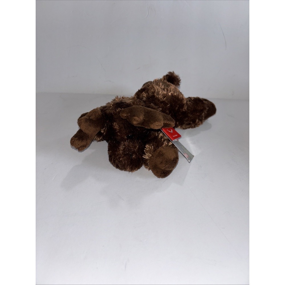 AURORA World Brown Moose MAXAMOOSE 8" Bean Plush With Tags 16617